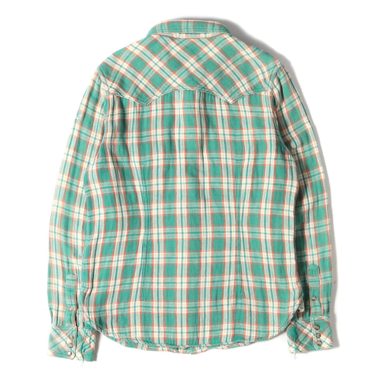 ヘビー ダブルガーゼ ウエスタン チェックシャツ(W-GAZE CHECK SHIRTS)