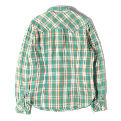 ヘビー ダブルガーゼ ウエスタン チェックシャツ(W-GAZE CHECK SHIRTS)