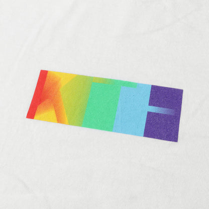 19SS MONDAY PROGRAM レインボー BOXロゴ Tシャツ(Pride Tee)