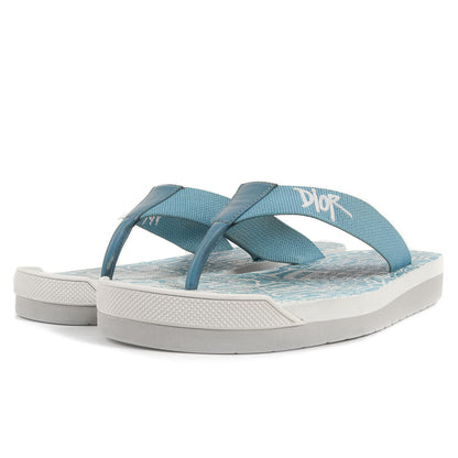 20SS ×SHAWN STUSSY ショーンフォントロゴ ビーチサンダル(Embroidery Flip Flops)