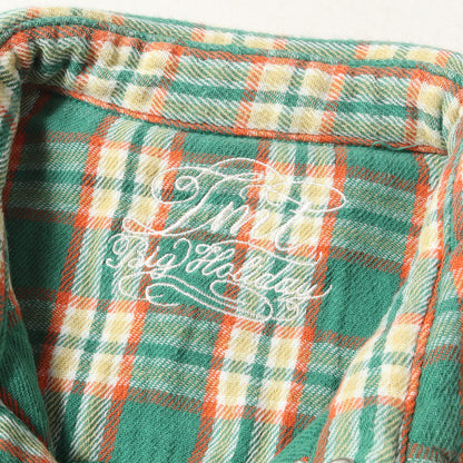 ヘビー ダブルガーゼ ウエスタン チェックシャツ(W-GAZE CHECK SHIRTS)