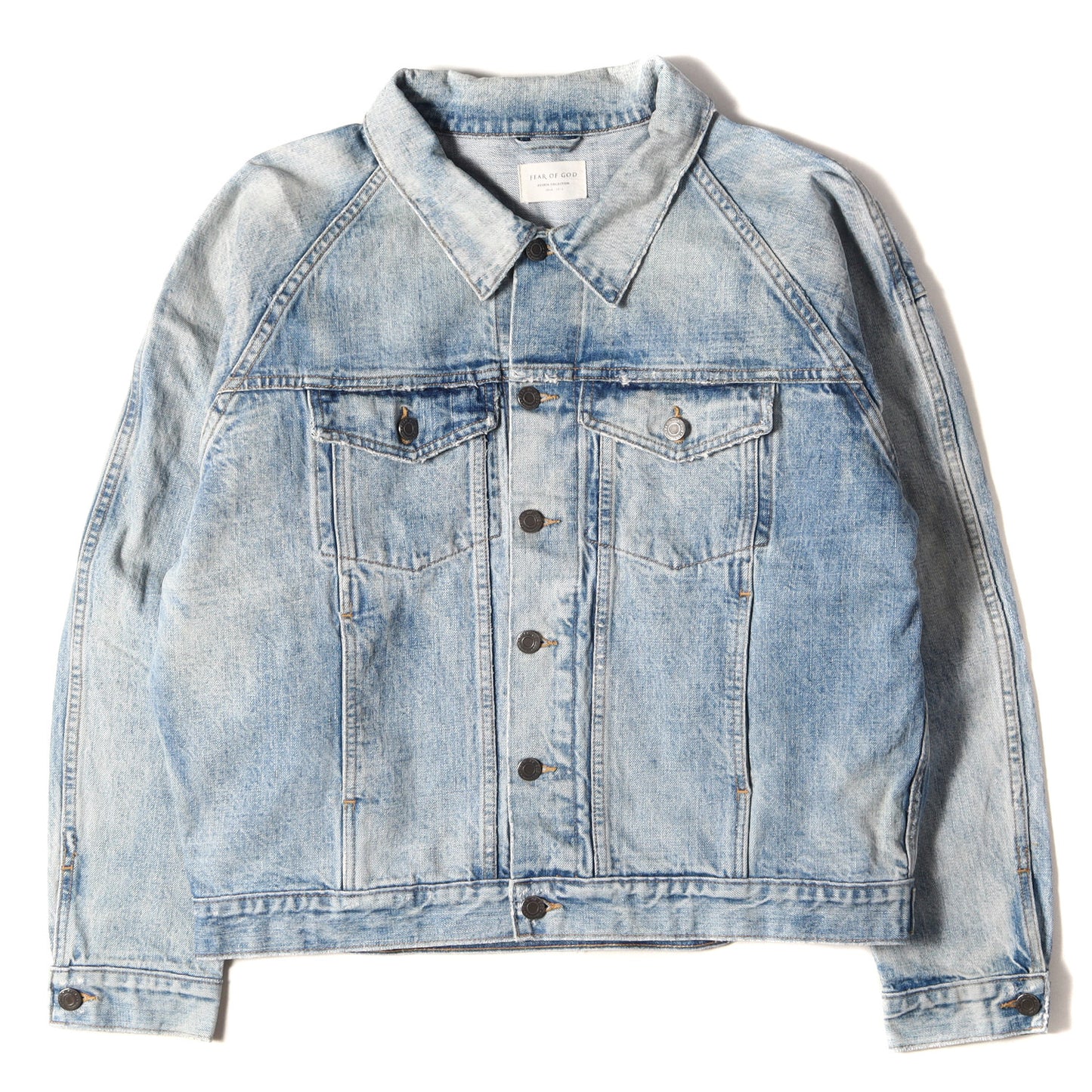 16AW ヴィンテージ加工 ビッグサイズ デニムジャケット(FOURTH COLLECTION)