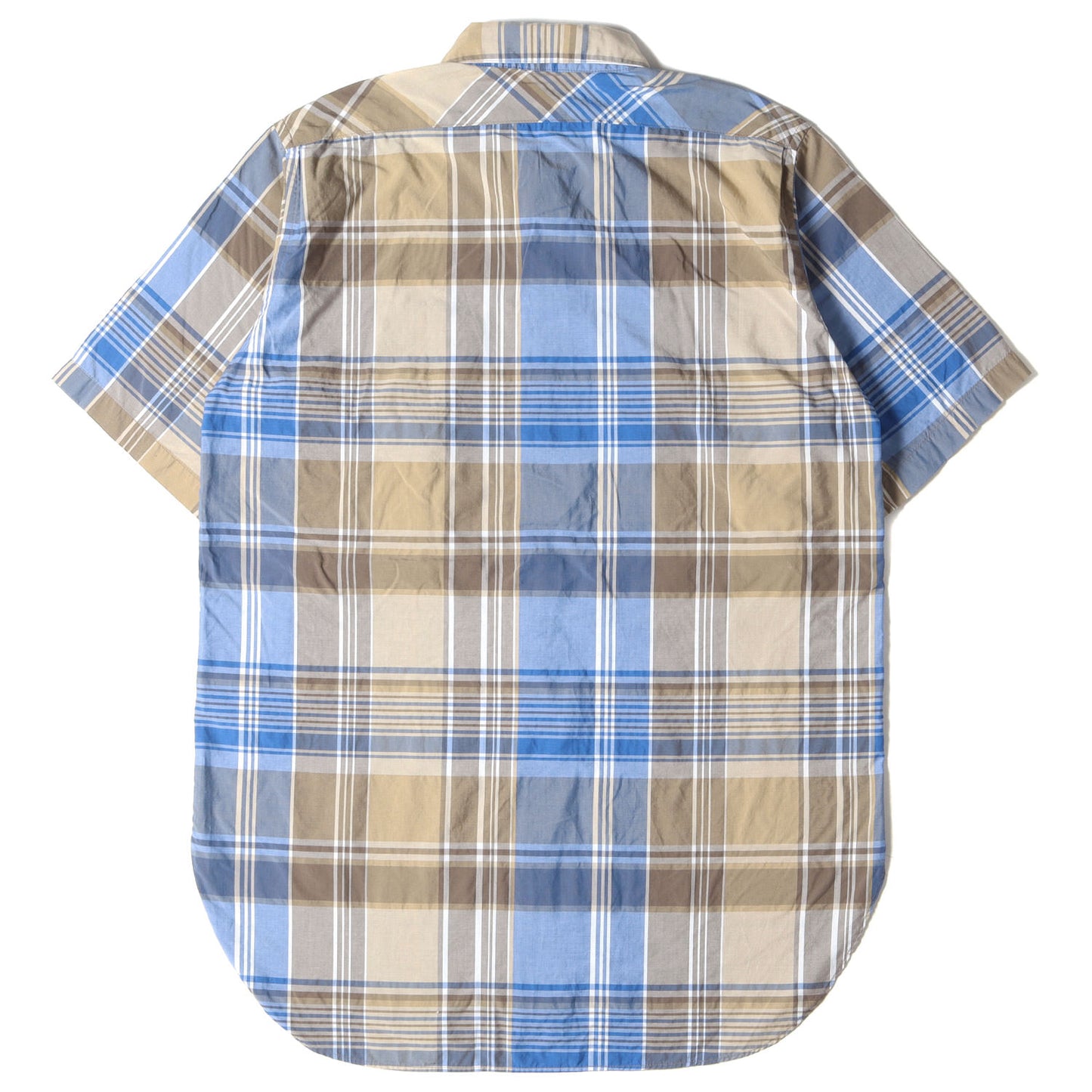 19SS マドラスチェック ロング 半袖 シャツ(HUNTER LONG SHIRT S/S R/P MADRAS PLAID / NN-S3524)