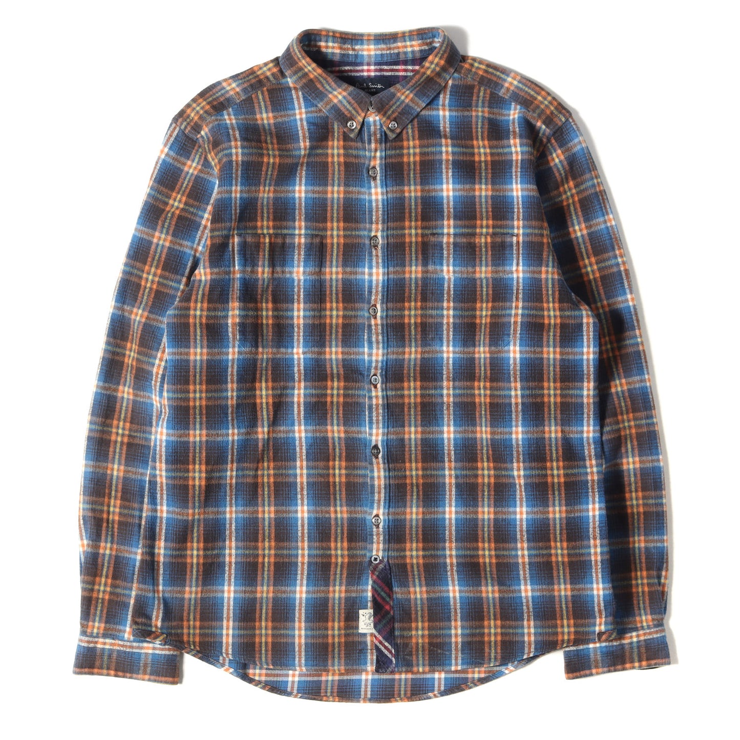 Paul Smith (ポールスミス) ボタンダウン チェック フランネルシャツ 