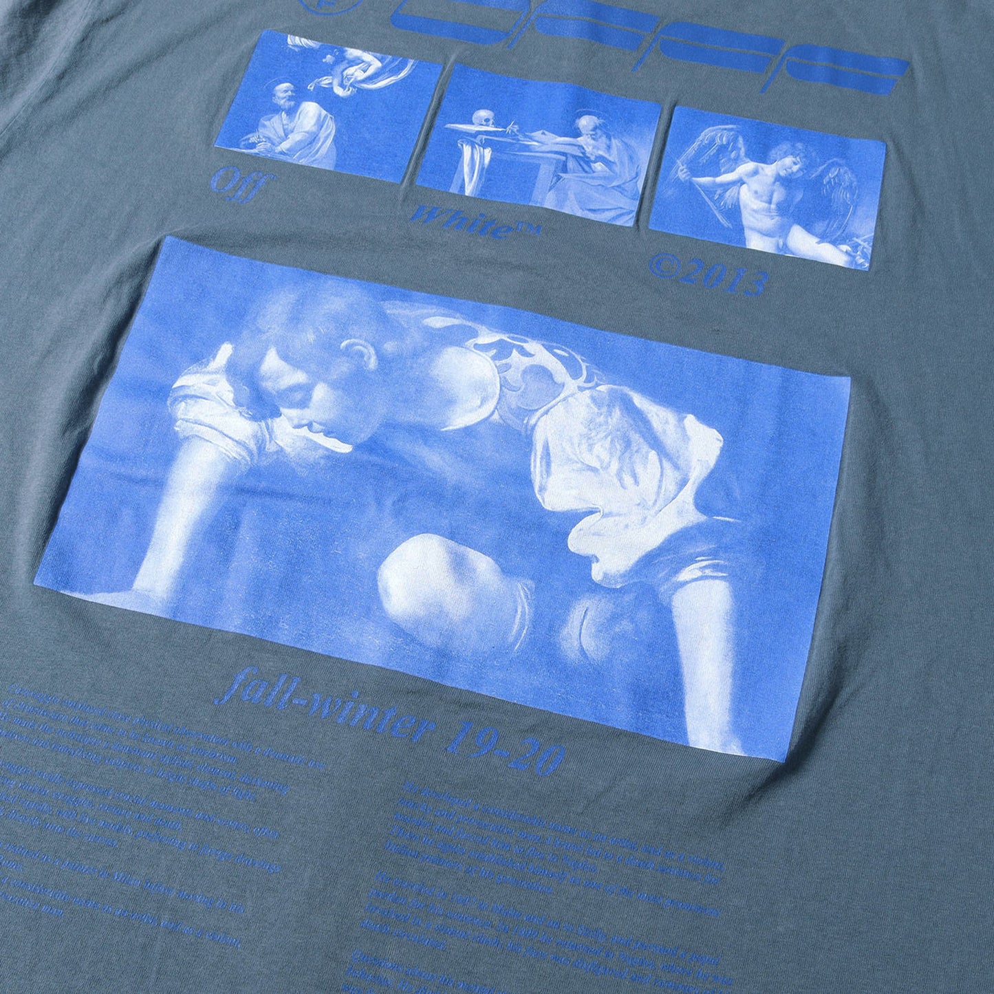 19AW ヴィンテージ加工 絵画グラフィック オーバーサイズ Tシャツ(HARDCORE CARAV S/S OVER T-SHIRT)