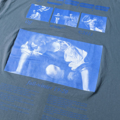 19AW ヴィンテージ加工 絵画グラフィック オーバーサイズ Tシャツ(HARDCORE CARAV S/S OVER T-SHIRT)