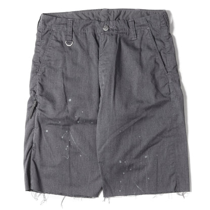 19SS ドリップ ペイント カットオフ ショーツ(DRIPPING SHORTS)