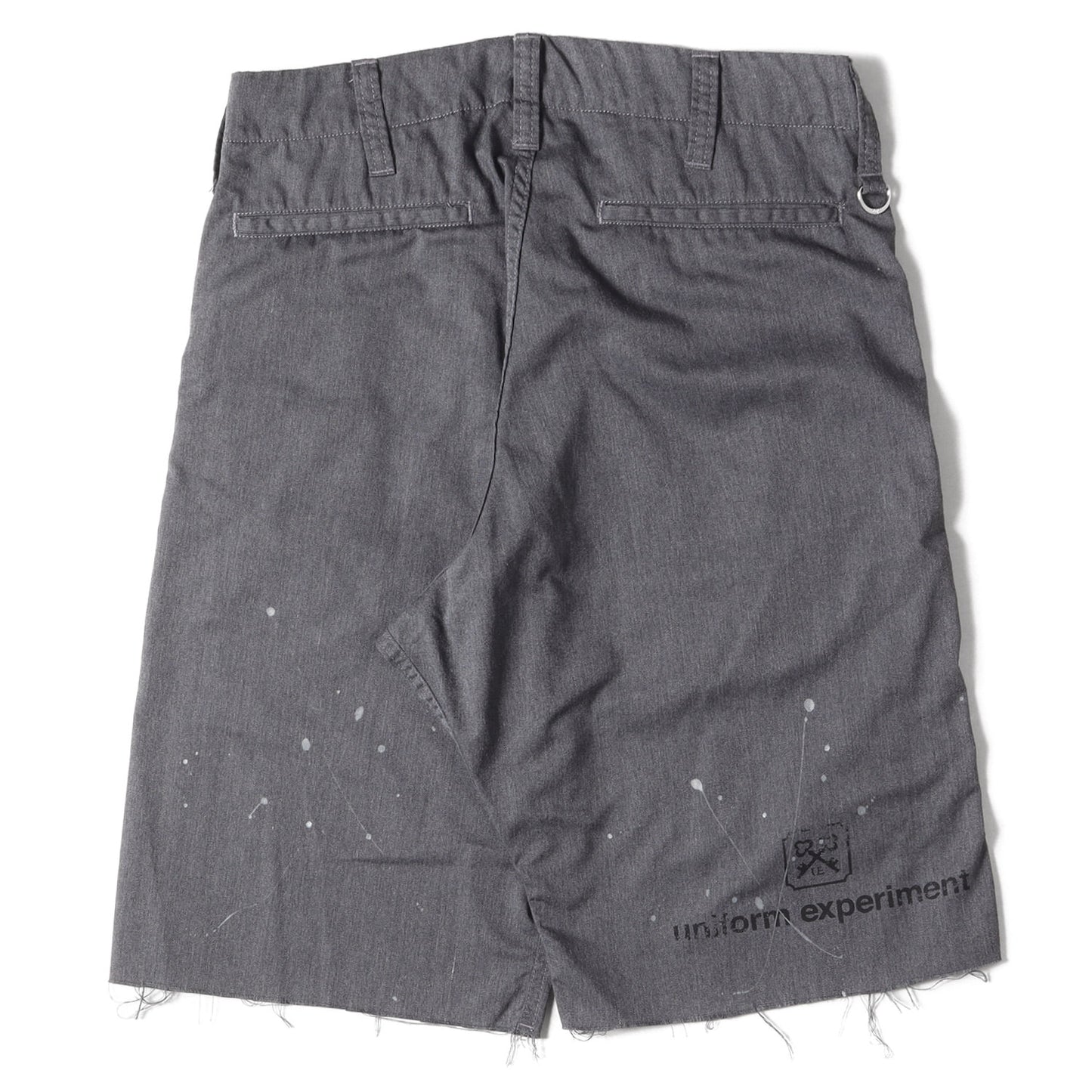 19SS ドリップ ペイント カットオフ ショーツ(DRIPPING SHORTS)