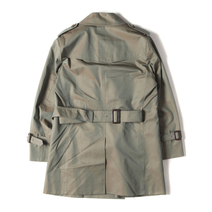 17AW MKレーベル ネイティブ柄ライナー付き 玉虫カラー ツイル トレンチコート