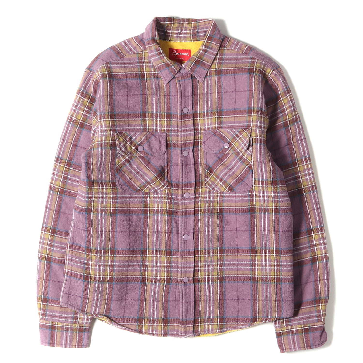 Supreme (シュプリーム) 18AW パイルライニング チェック フランネル 