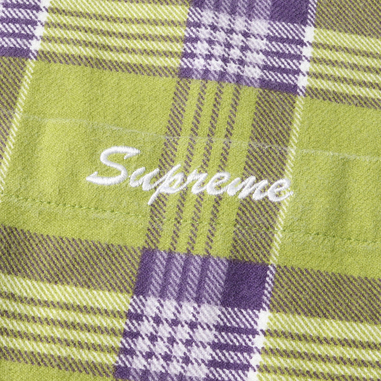 21AW 襟フェイクファー 裏地キルティング チェック フランネルシャツ (Faux Fur Collar Flannel Shirt)