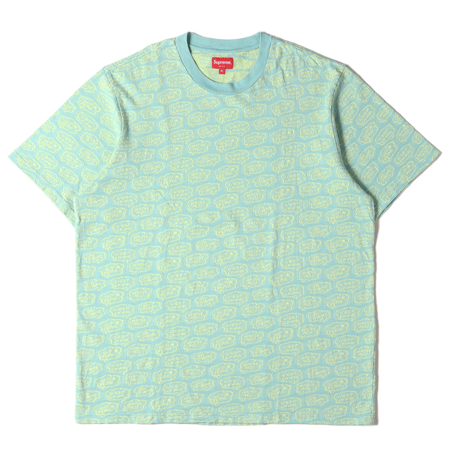 22SS ジャガード 総柄 Tシャツ(Word Bubble Jacquard S/S Top)
