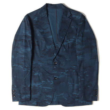 カモフラージュ ストレッチ 2つボタン アンコンジャケット / テーラードジャケット(CAMOUFLAGE 2 BUTTON UNCON JACKET)
