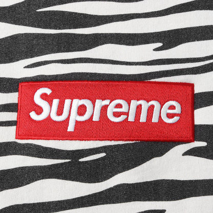 22AW ゼブラ柄 BOXロゴ クルーネック スウェット(Box Logo Crewneck)