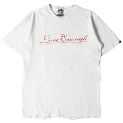 90s Love Enoughロゴ Tシャツ(1999年製 / ONEITAボディ)