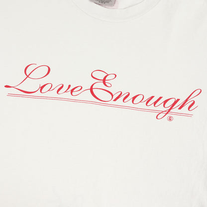 90s Love Enoughロゴ Tシャツ(1999年製 / ONEITAボディ)