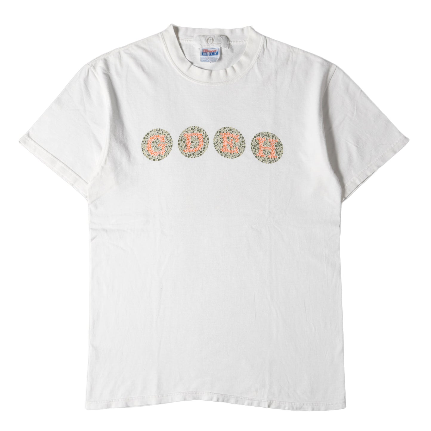 90s モザイク GDEHロゴ Tシャツ(Hanesボディ)