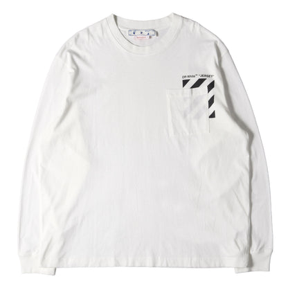 22SS ロゴプリント ロングスリーブ ポケット Tシャツ(DIAG PKT SKATE L/S TEE)