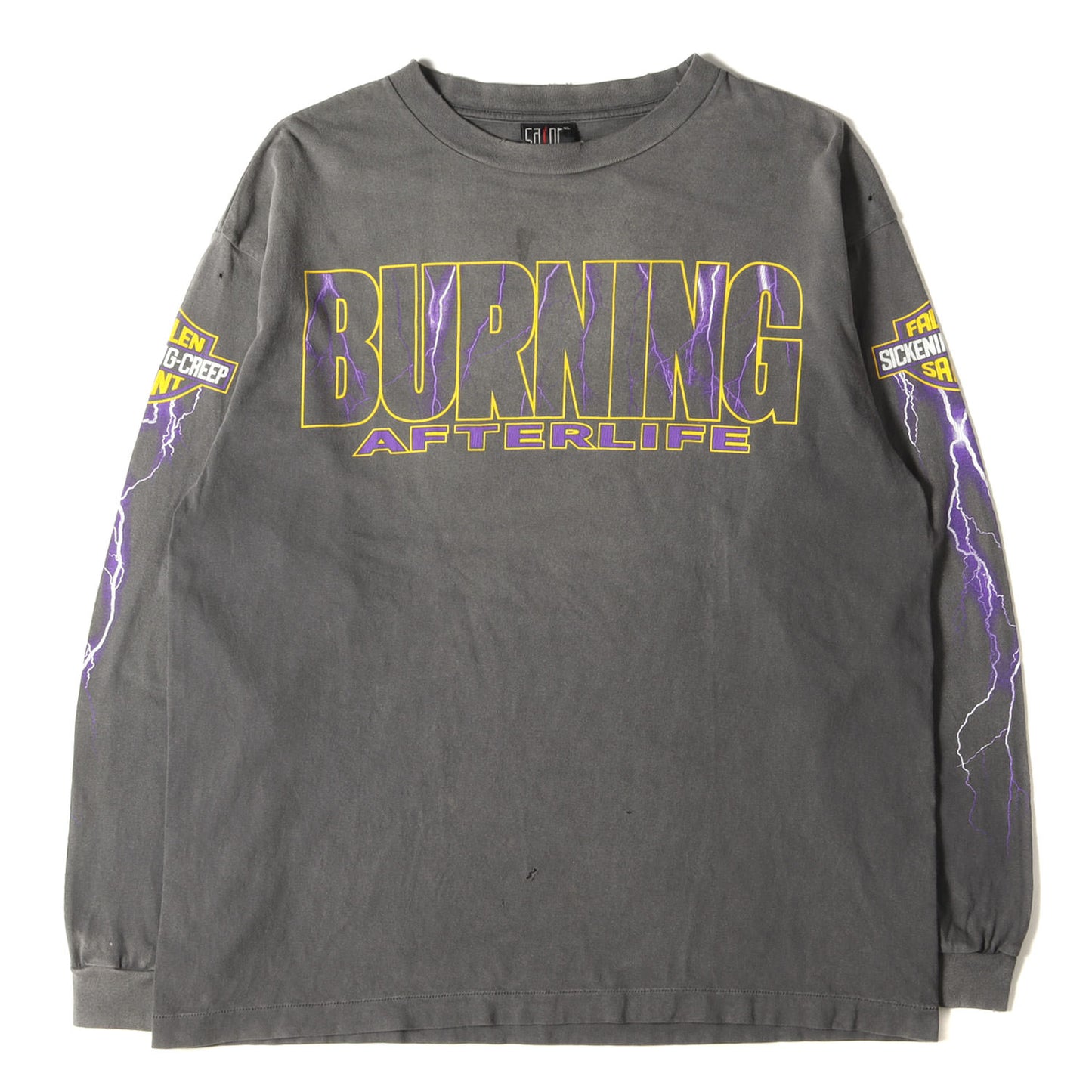 23SS ヴィンテージ加工 ハーレー・ダビッドソン パロディー ロングスリーブTシャツ(LS TEE / EVIL SPILIT)