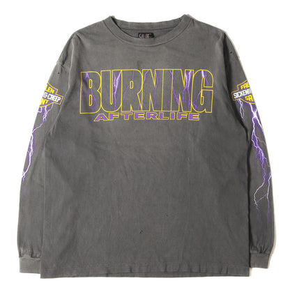 23SS ヴィンテージ加工 ハーレー・ダビッドソン パロディー ロングスリーブTシャツ(LS TEE / EVIL SPILIT)