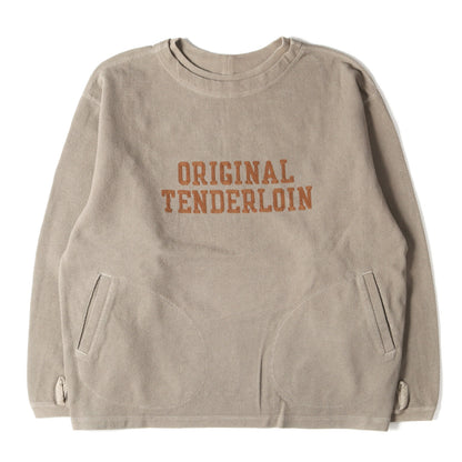 TENDERLOIN (テンダーロイン) 22SS ロゴ刺繍 オーバーサイズ 鹿の子 