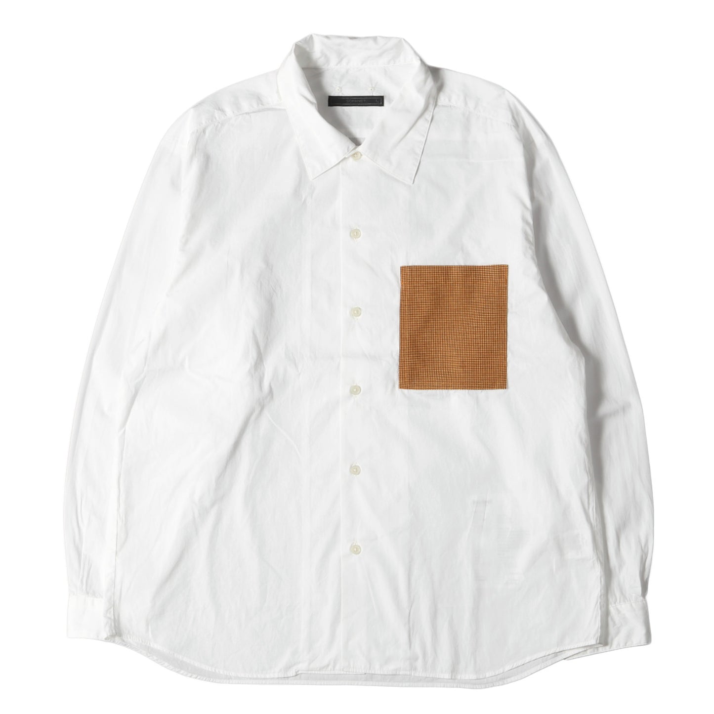 23SS ×Kvadrat デザイン ポケット コットンブロード シャツ(POCKET REGULAR COLLAR BIG SHIRT / Pro 3 by Kvadrat)