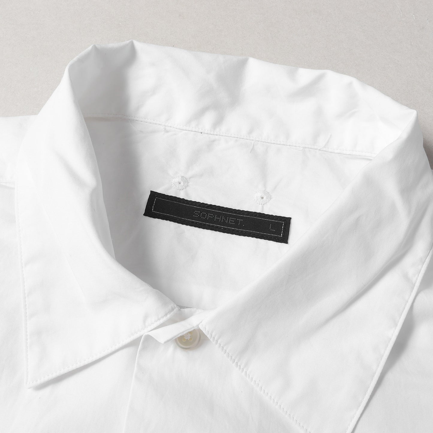 23SS ×Kvadrat デザイン ポケット コットンブロード シャツ(POCKET REGULAR COLLAR BIG SHIRT / Pro 3 by Kvadrat)