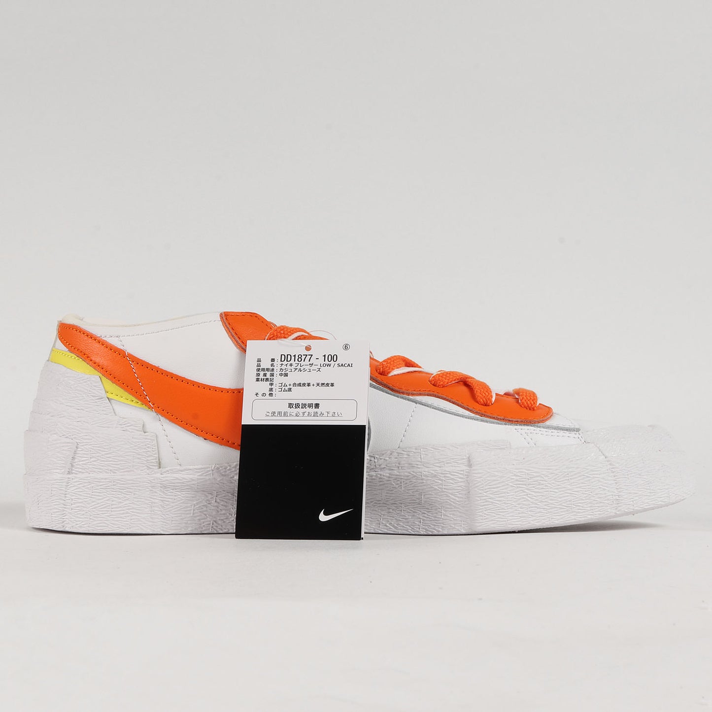 21SS ×NIKE BLAZER LOW / SACAI MAGMA ORANGE (DD1877-100)