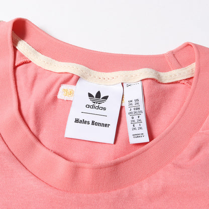 22SS ×WALES BONNER パネル ボーダー ヘビー Tシャツ