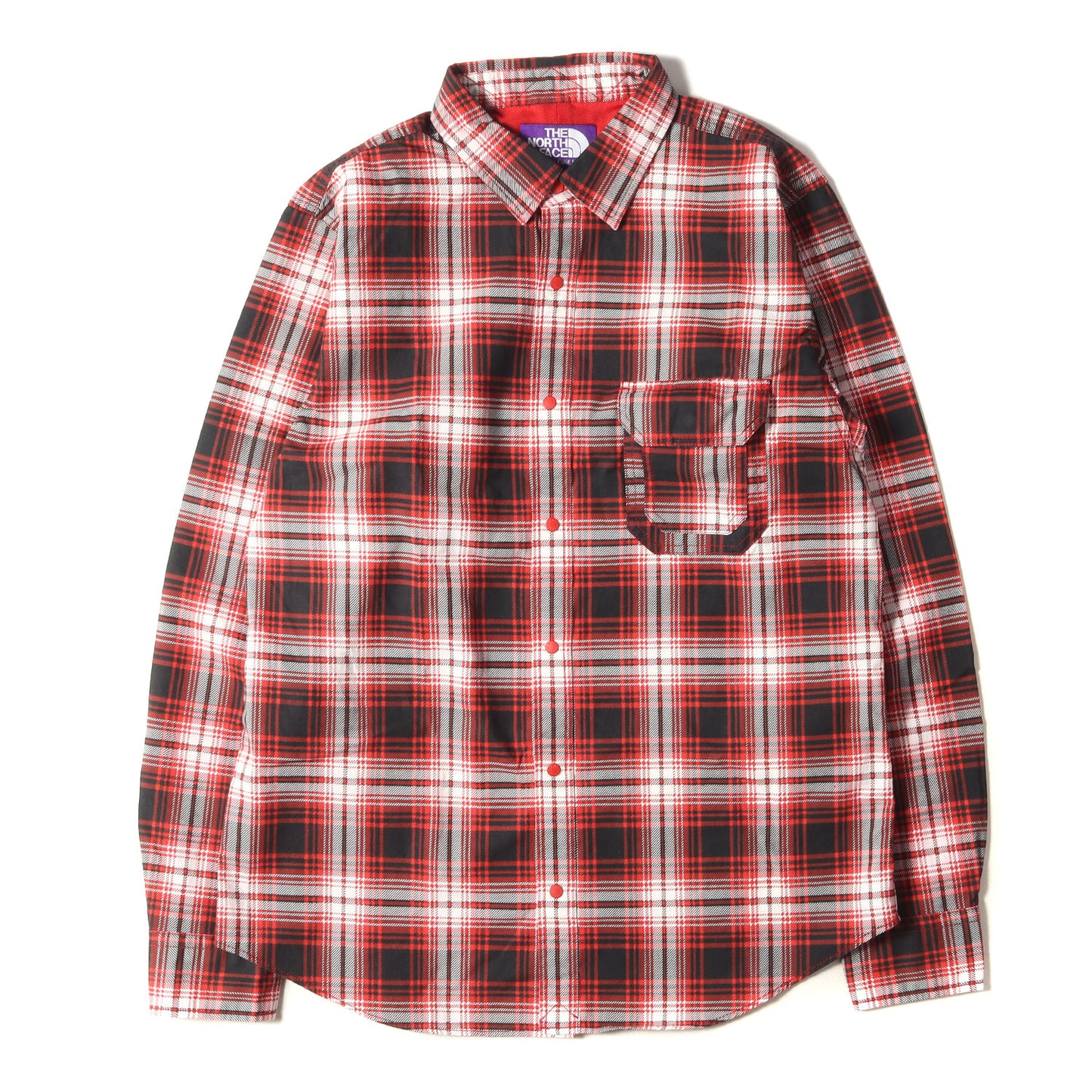 プリントチェック ツイル スナップボタン シャツ(COTTON OX TWILL PRINT CHECK SHIRT)