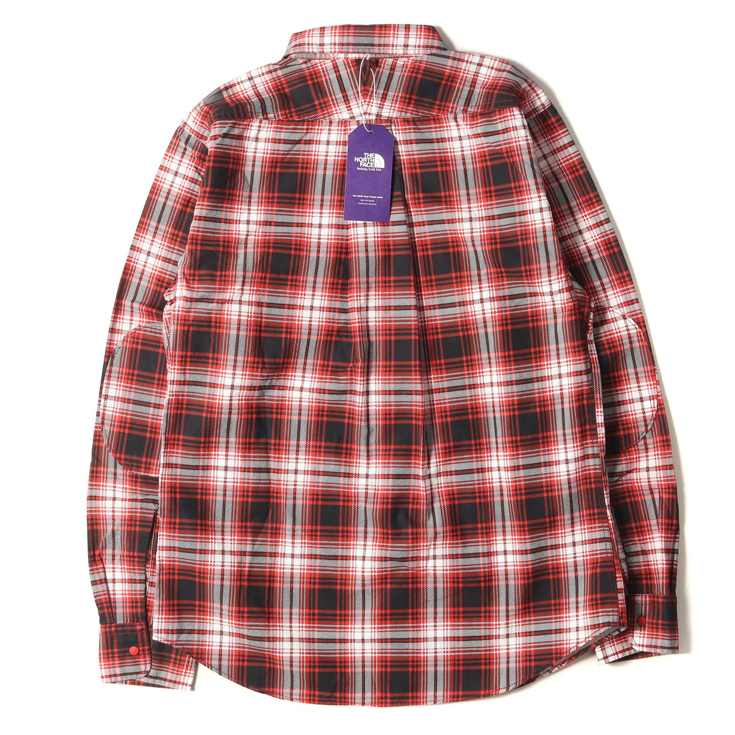 プリントチェック ツイル スナップボタン シャツ(COTTON OX TWILL PRINT CHECK SHIRT)