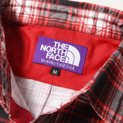 プリントチェック ツイル スナップボタン シャツ(COTTON OX TWILL PRINT CHECK SHIRT)