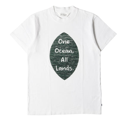 One Ocean All Lands プリント クルーネック Tシャツ(USA製)