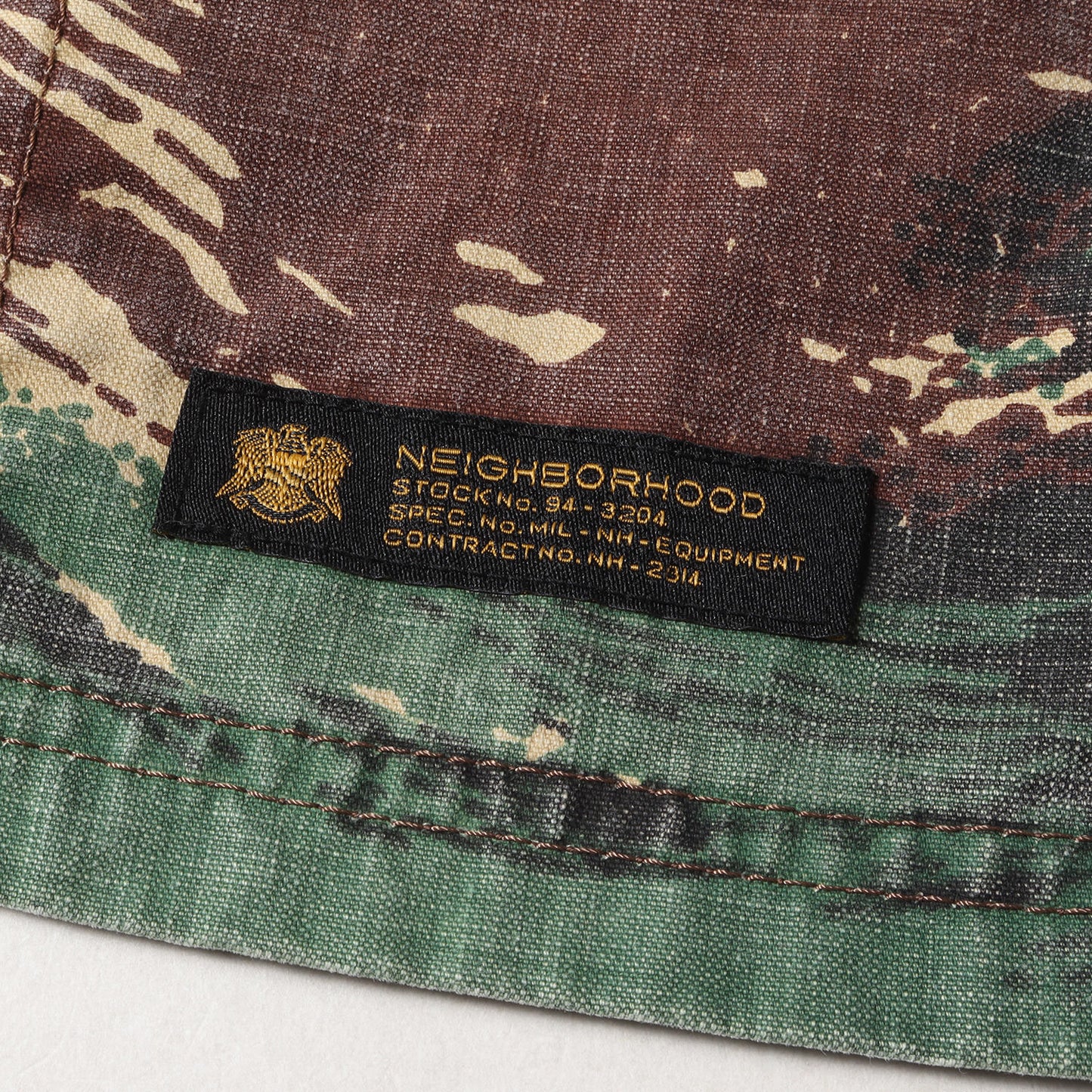 リザードカモ BDU ミリタリー 半袖 シャツ(BDU.LIZARD / C-SHIRT. SS)