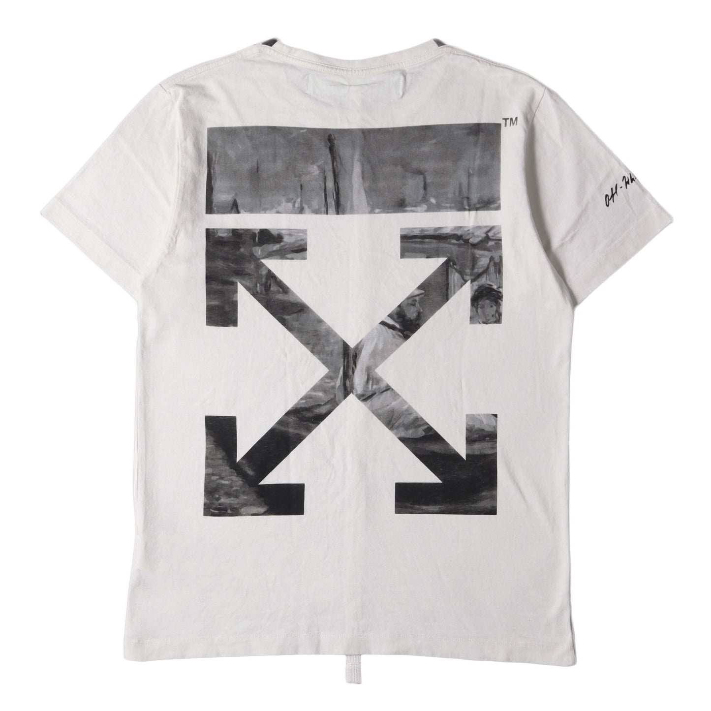 19SS 絵画 グラフィック Tシャツ(NEWSPAPER S/S SLIM TEE)