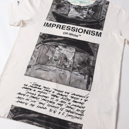 19SS 絵画 グラフィック Tシャツ(NEWSPAPER S/S SLIM TEE)