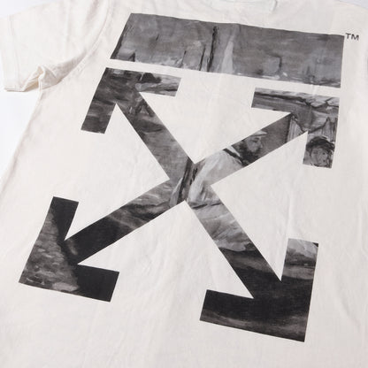19SS 絵画 グラフィック Tシャツ(NEWSPAPER S/S SLIM TEE)