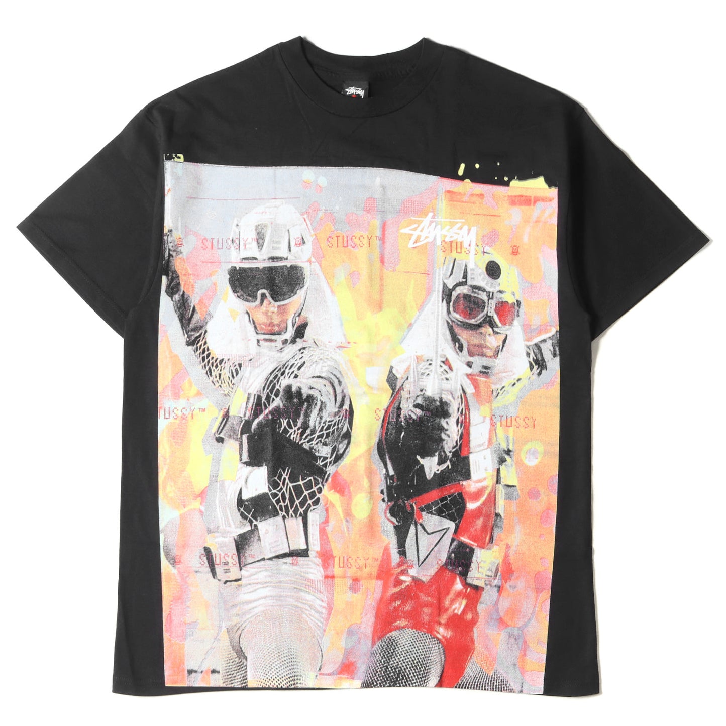 STUSSY (ステューシー) 00s 戦隊ヒーロー グラフィック Tシャツ 