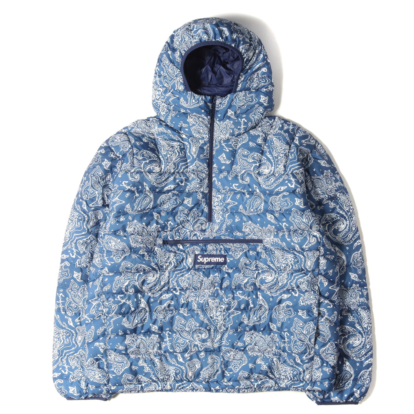 Supreme (シュプリーム) 22AW ペイズリー柄 ハーフジップ プルオーバー 