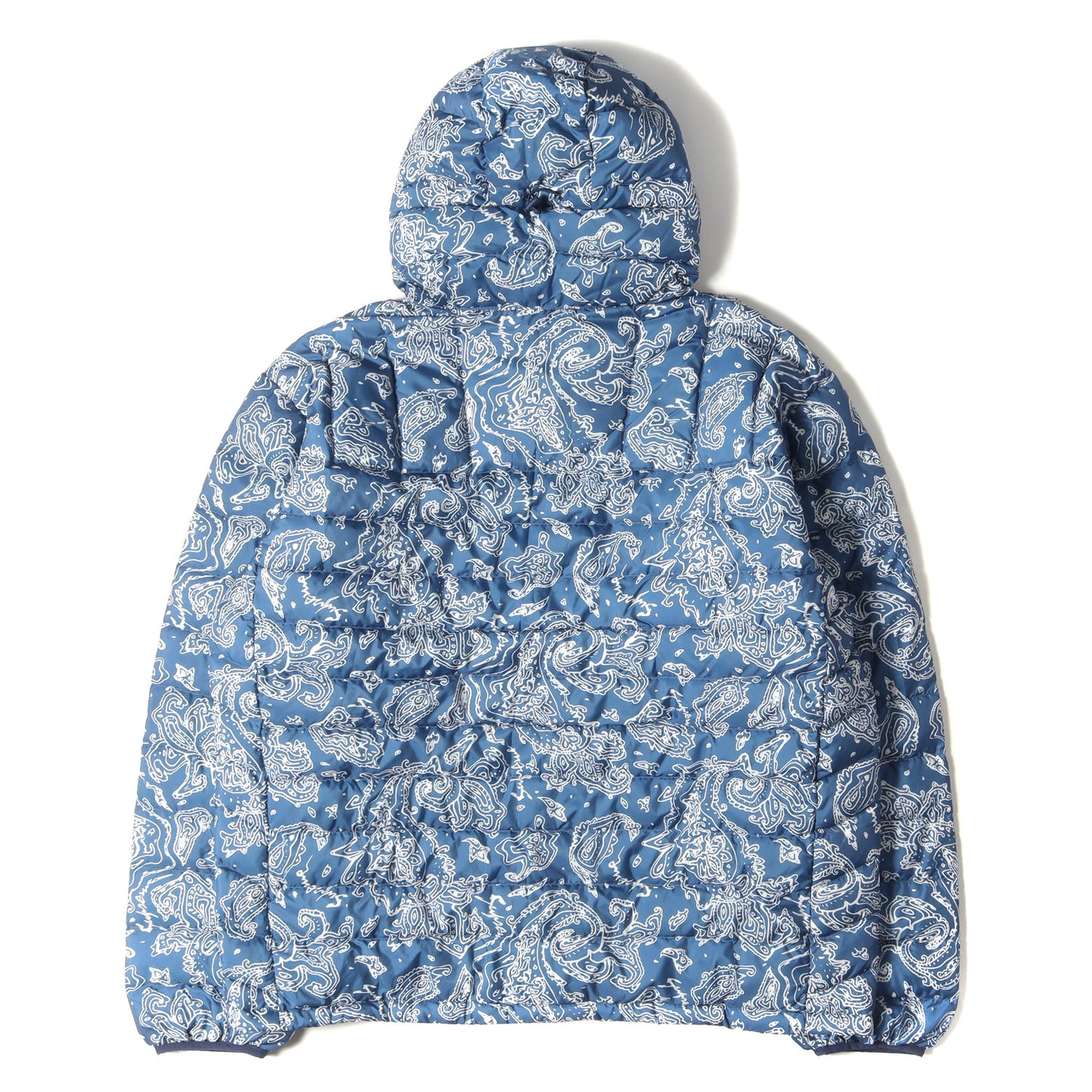 22AW ペイズリー柄 ハーフジップ プルオーバー ダウンジャケット(Micro Down Half Zip Hooded Pullover)