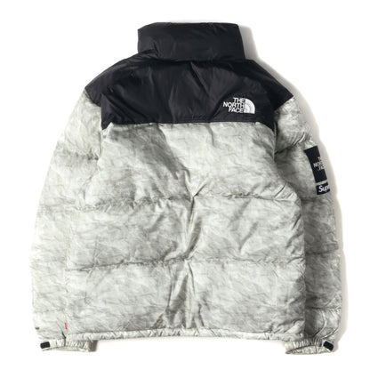 ×THE NORTH FACE ペーパープリント ヌプシ ダウンジャケット(Paper Print Nuptse Jacket)