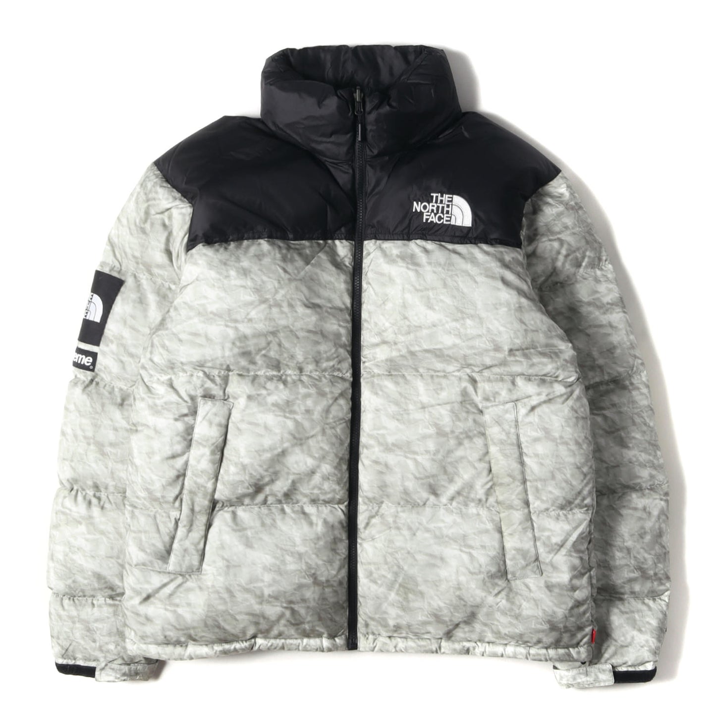 19AW ×THE NORTH FACE ペーパープリント ヌプシ ダウンジャケット(Paper Print Nuptse Jacket ND91806I)