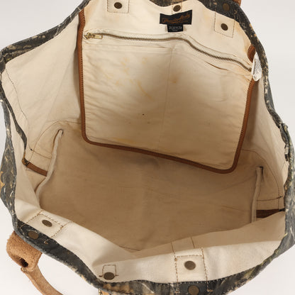 ×PORTER スーパーフラージュ柄 スウェードコンビ 大型 トートバッグ (T-TOTE)