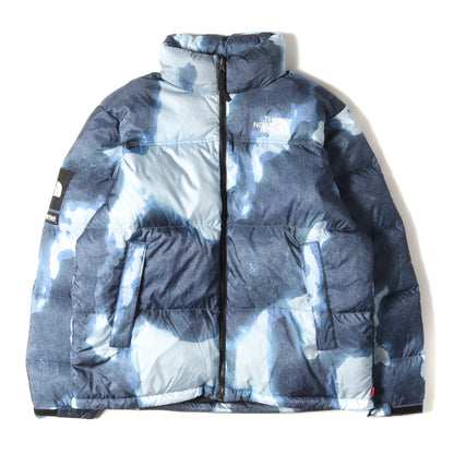 21AW ×THE NORTH FACE ブリーチド デニム プリント ヌプシ ダウンジャケット(Bleached Denim Print Nuptse Jacket ND52100I)