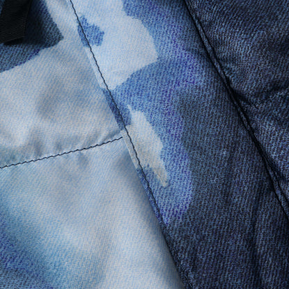 21AW ×THE NORTH FACE ブリーチド デニム プリント ヌプシ ダウンジャケット(Bleached Denim Print Nuptse Jacket ND52100I)