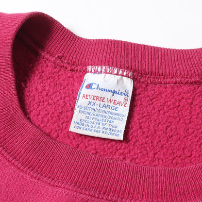 90s 刺繍タグ 目付き リバースウィーブ スウェット(USA製)