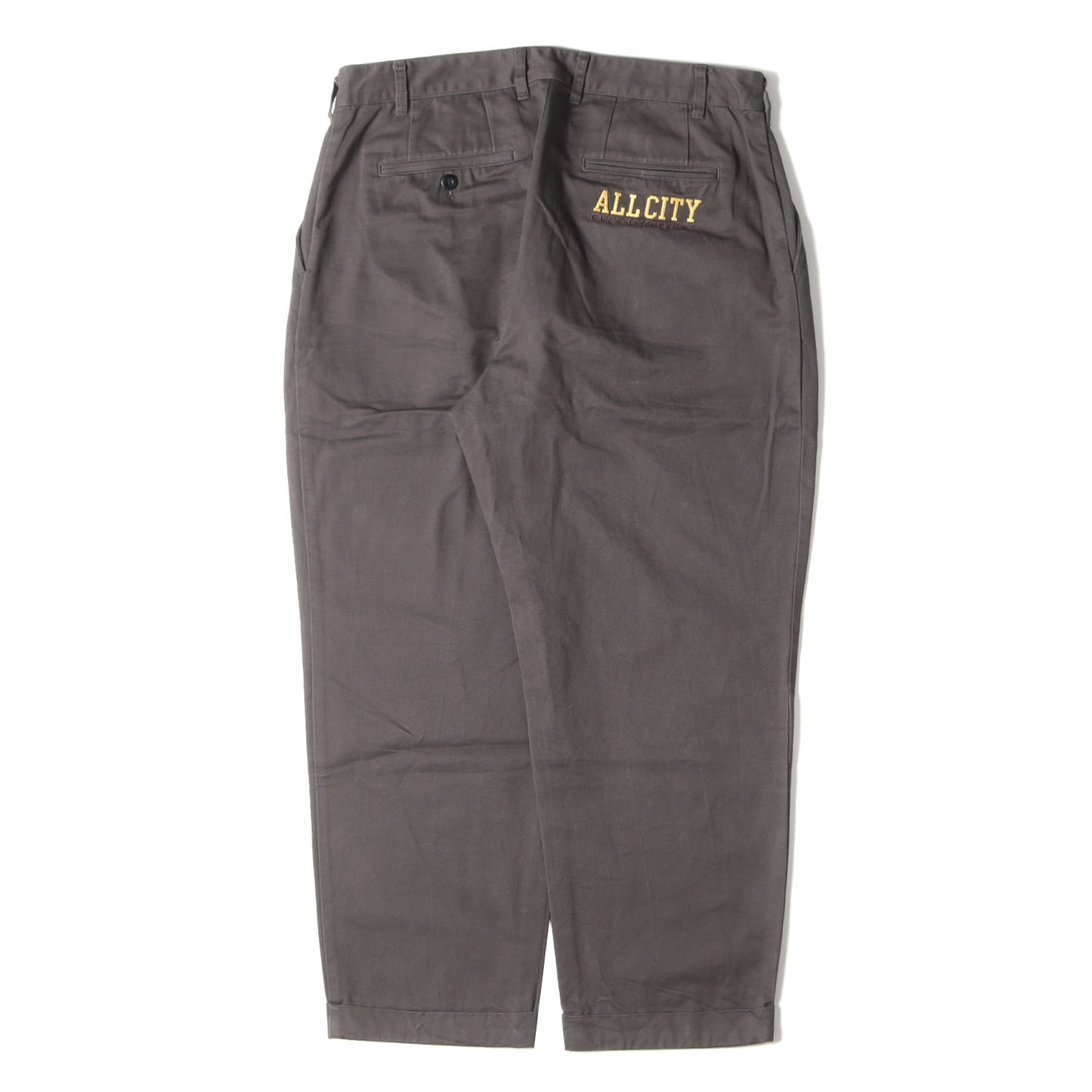 21AW 2タック テーパード ワーク チノパンツ(ALL CITY TWO TUCK CHINO PANT)