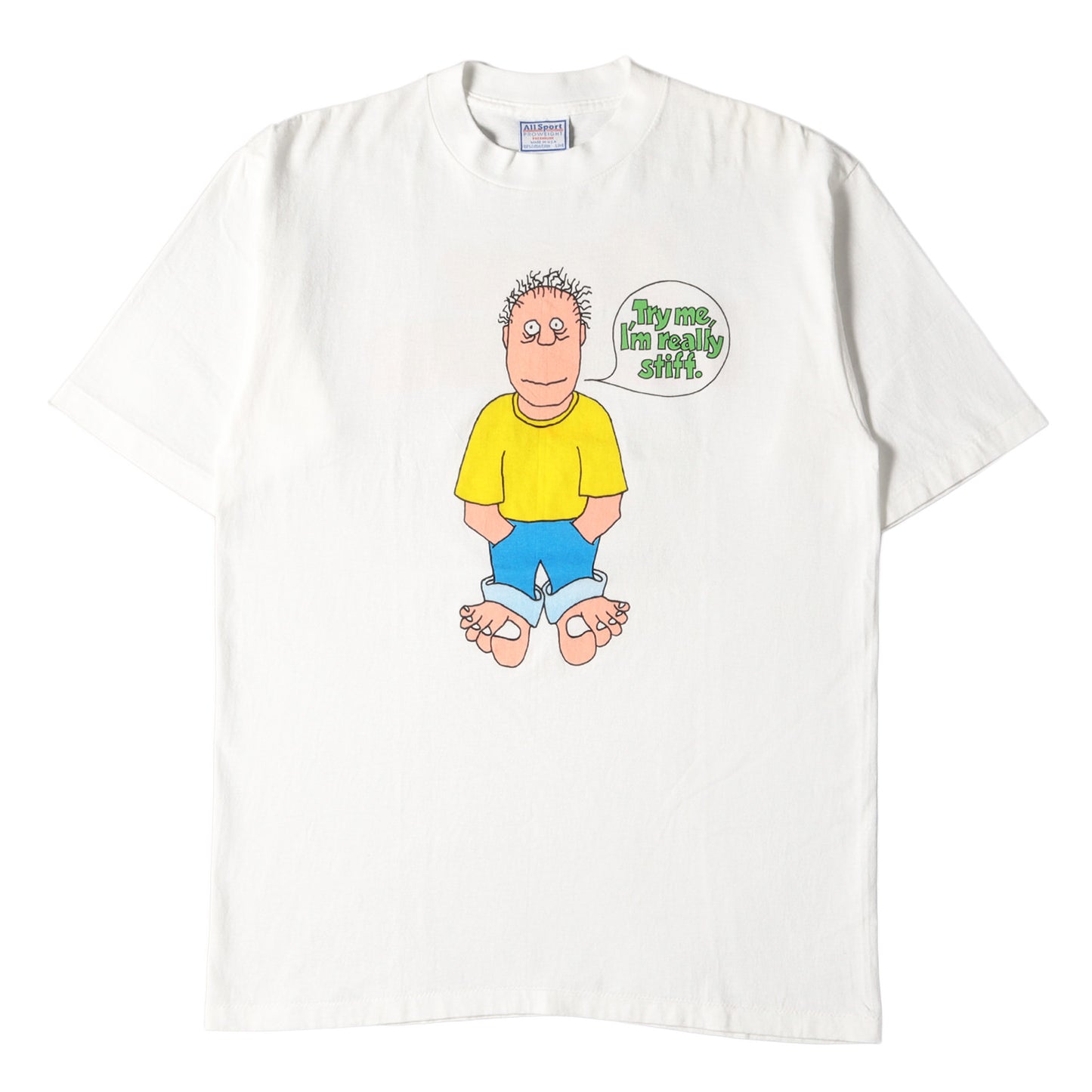 90s Galliano プリント Tシャツ(企業物 / All Sportボディ / USA製)