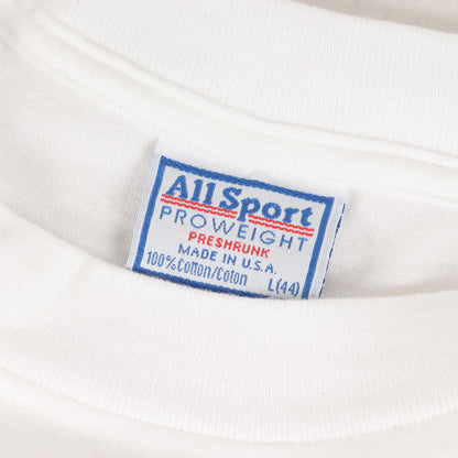 90s Galliano プリント Tシャツ(企業物 / All Sportボディ / USA製)