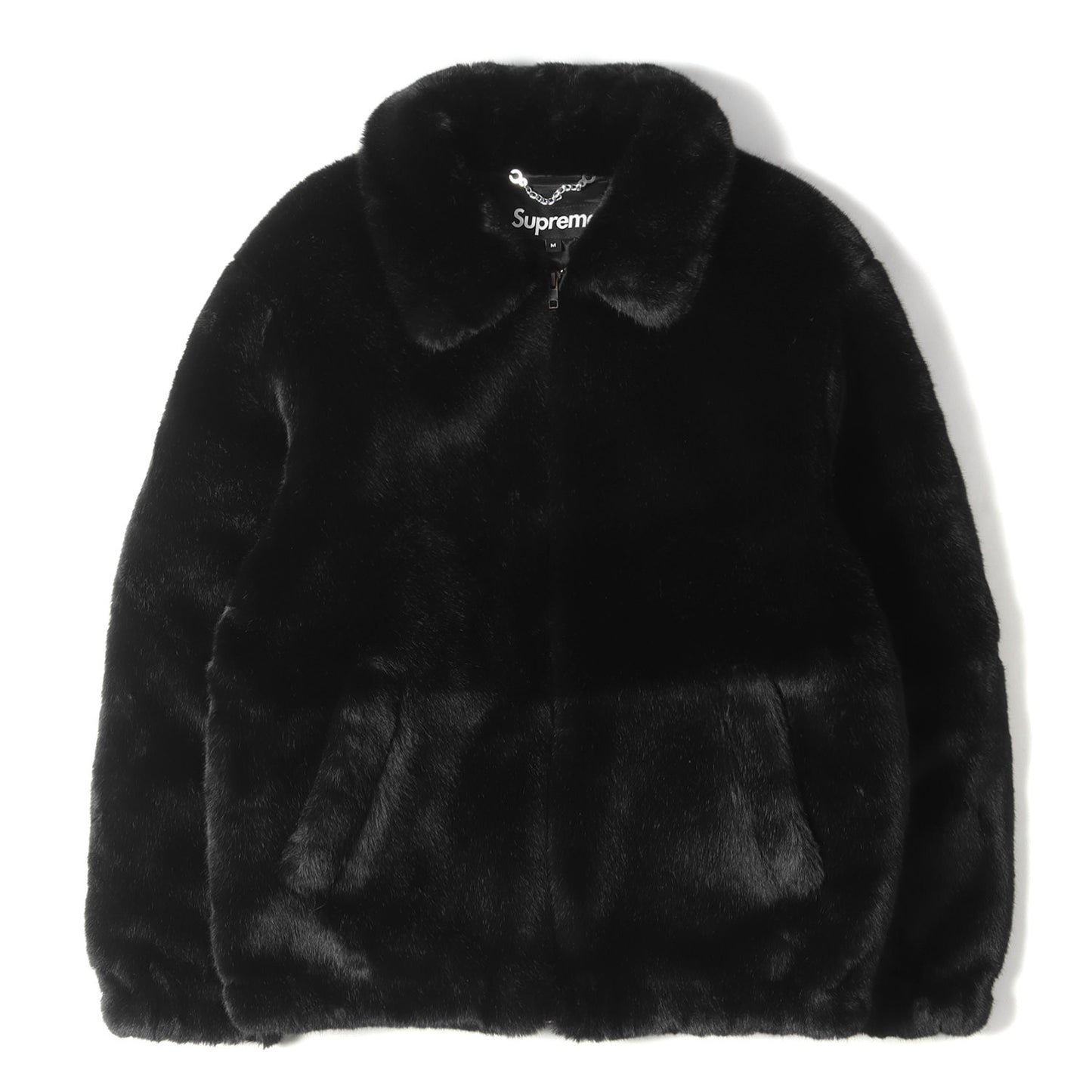 17SS バックロゴ フェイクファー ボンバージャケット(Faux Fur Bomber Jacket)